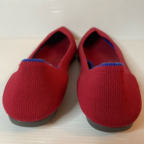 Rothy’s The Point Flat In Chili Red Size 10 - Picture 3 of 7